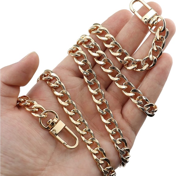 Handbags - Gold Chain for Crossbody or Shoulder Bag 59.1”